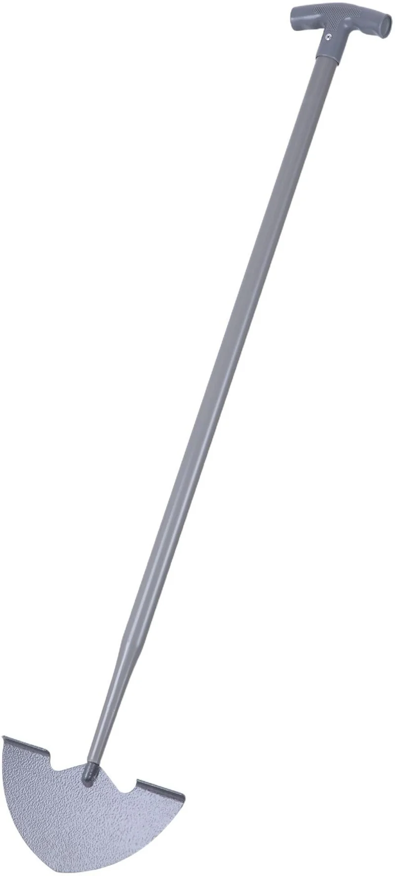 Coupe-bordure manuel ergonomique jardin 99,5 x 22 x 3 cm avec marche-pied en acier argenté 13_0018858