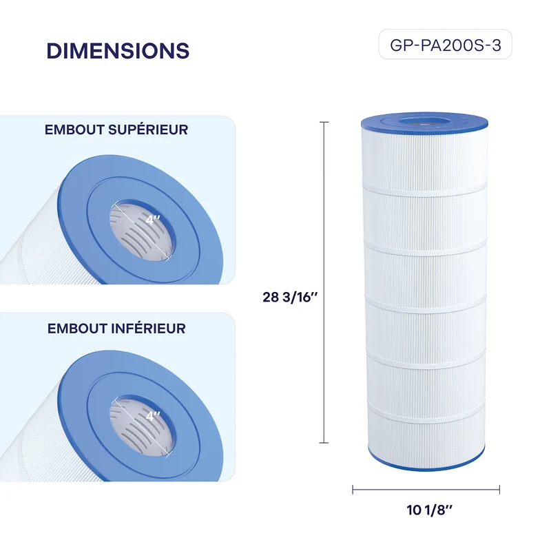 Cartouche Hayward SwimClear / CF1 Single Cartridge 200 pi²
