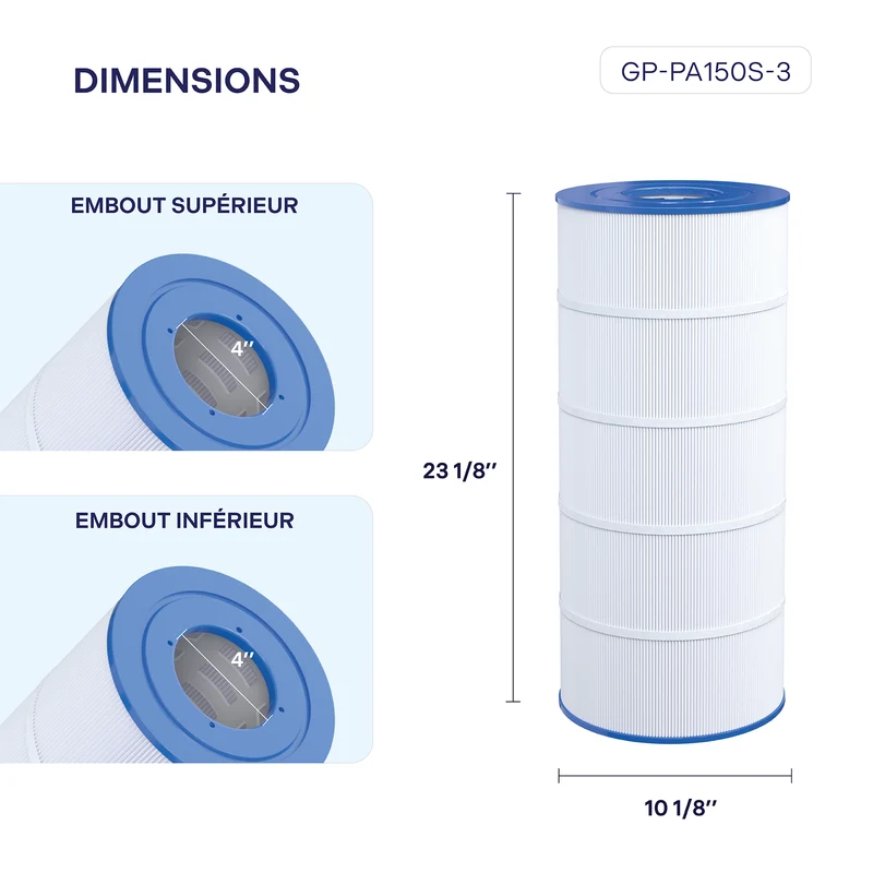 Cartouche Hayward SwimClear / GoPool CF1 Single Cartridge 150 pi²