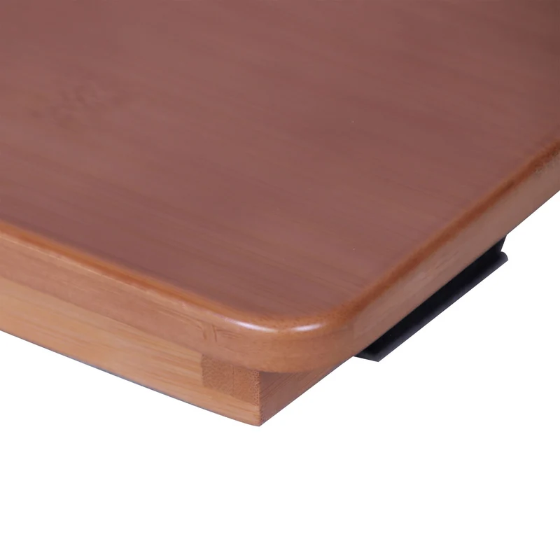 Table pour ordinateur portable inclinable ergonomique 5 x 85,5 x 30 cm avec supports pratique et confortable en bambou naturel 13_0018846