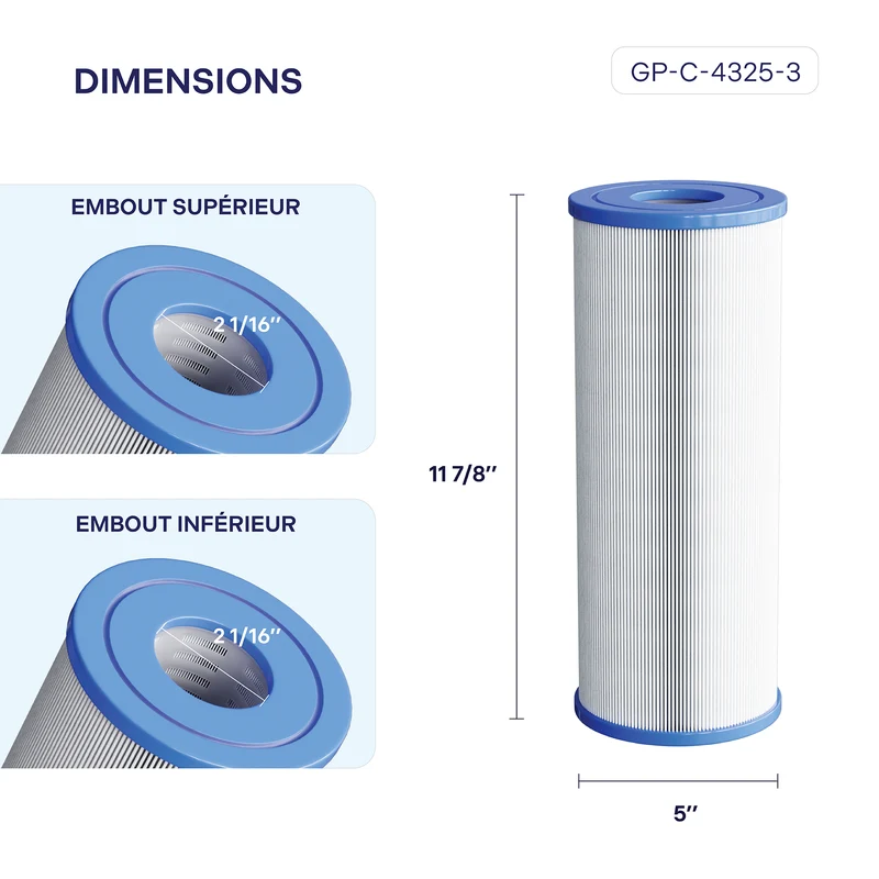 Cartouche Hayward Micro Star-Clear 25 pi²