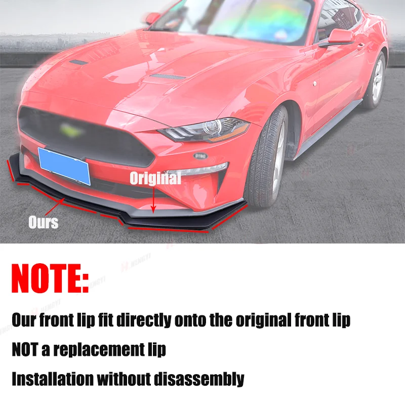Lame Avant Ford Mustang 2018-2020 Style GT