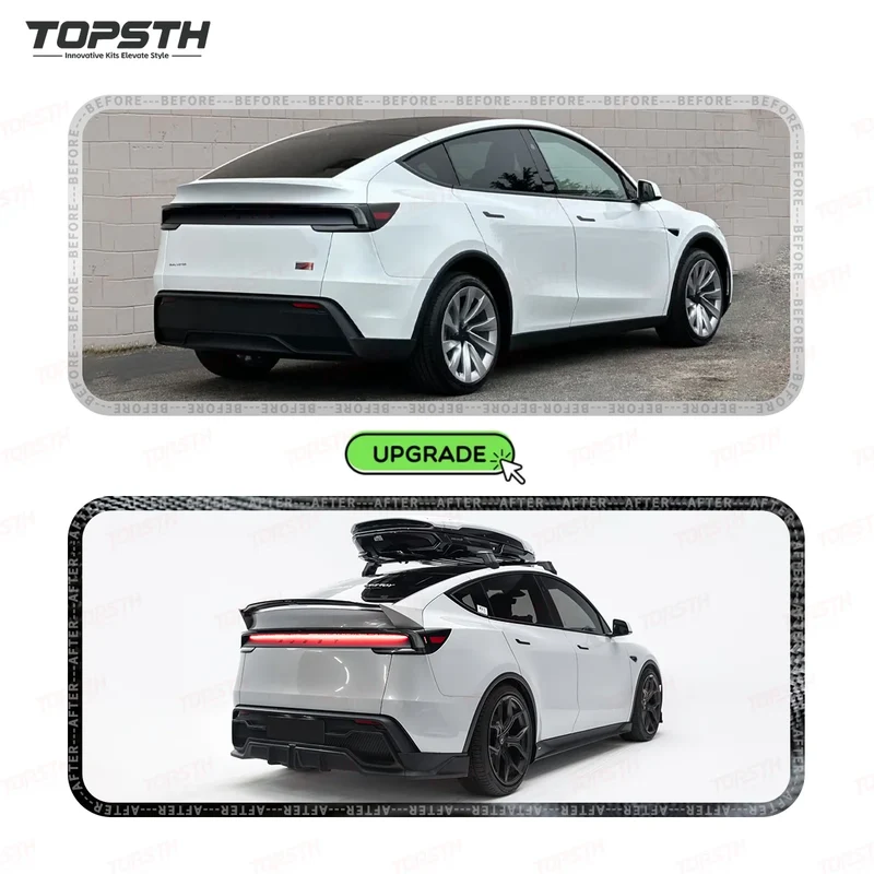 Becquet Tesla Model Y Juniper 2025 Noir Brillant