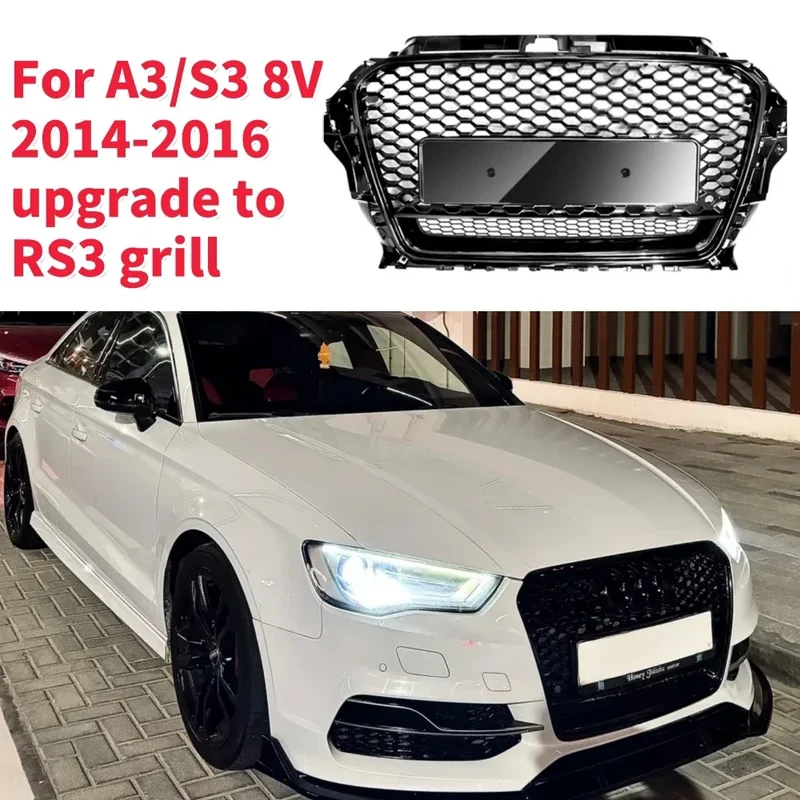 Calandre Nid d'Abeille Style RS3 Audi A3 S3 8V 2014-2016