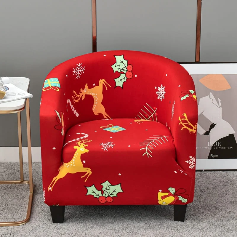 Housse fauteuil Cabriolet Renne de Noël