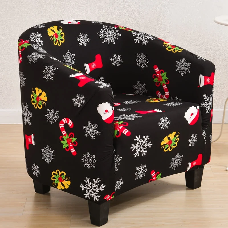 Housse fauteuil Cabriolet Noël Noir