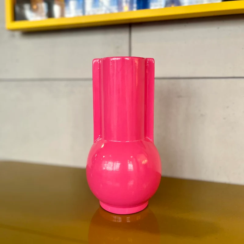 VASE ROSE HOT