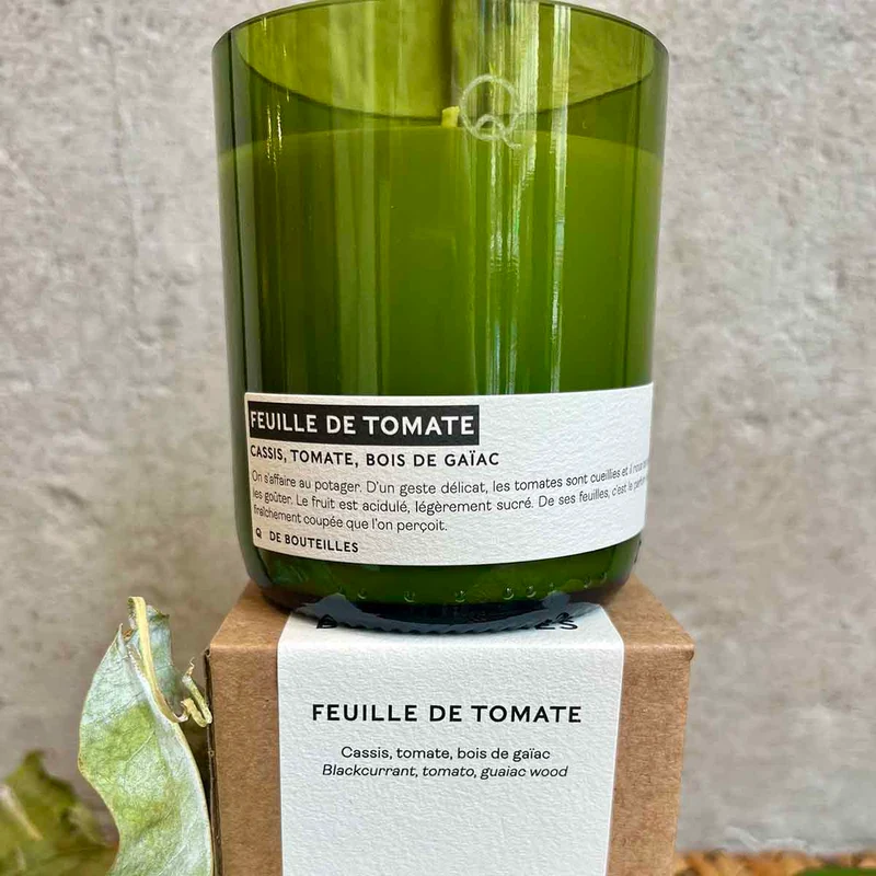 BOUGIE - FEUILLES DE TOMATE