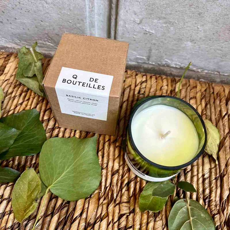 BOUGIE - BASILIC & CITRON