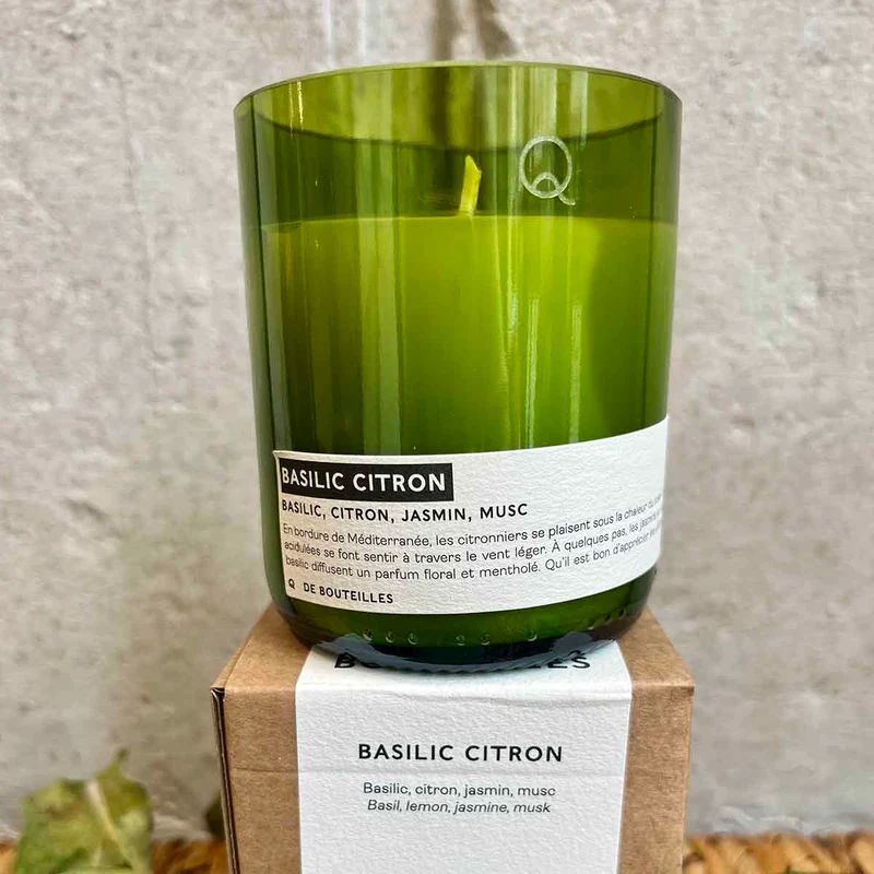 BOUGIE - BASILIC & CITRON