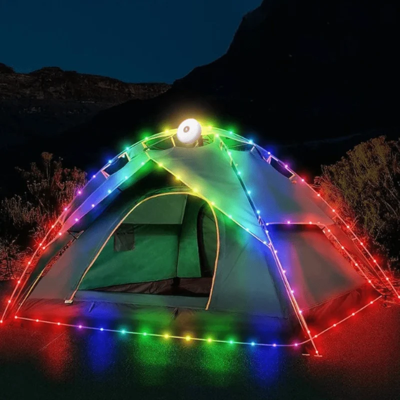 Lampe de Camping Ultra-Pratique avec Guirlande Intégrée