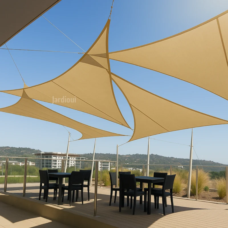 Voile d'Ombrage Triangulaire Premium