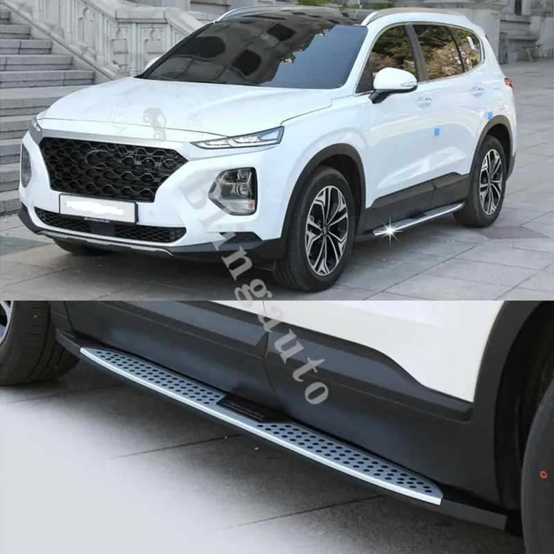 Marchepieds Latéraux Aluminium Hyundai Santa Fe 2019-2023