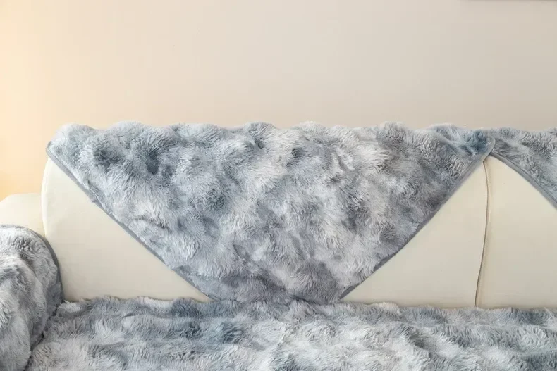 Plaid pour canapé Peluche Bleu
