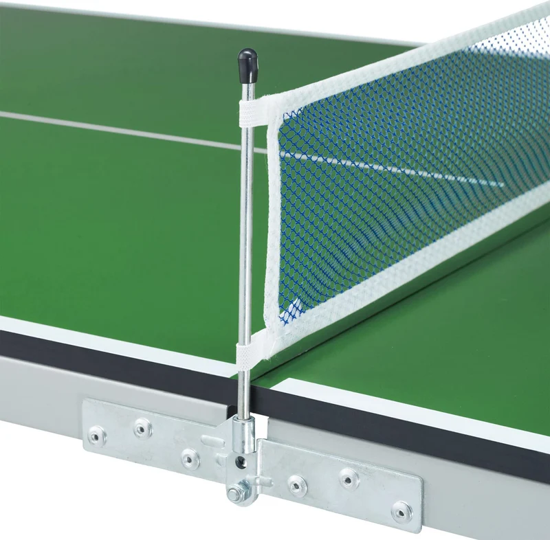 Table de ping-pong pliable avec accessoires 150 x 67 x 71 cm stabilité extérieure pratique design contemporain en MDF vert 13_0018896