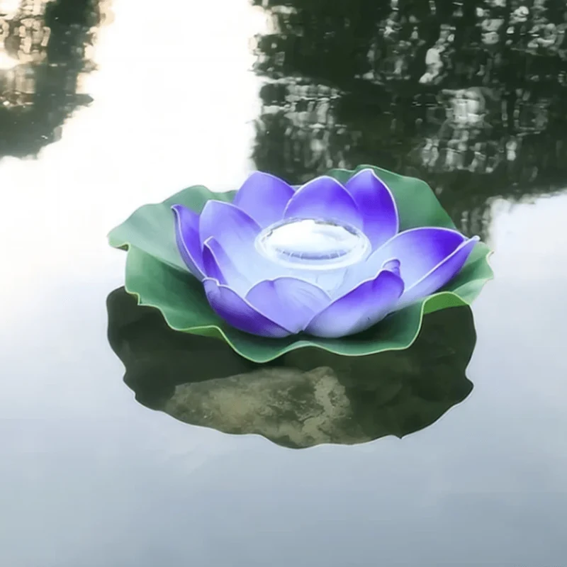 Lampe Solaire Féerique Flottante en Forme de Rose