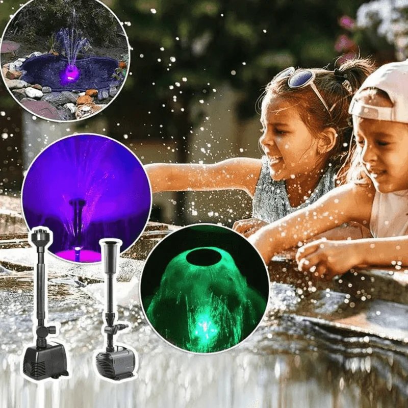 Pompe à Eau LED Silencieuse pour Fontaine