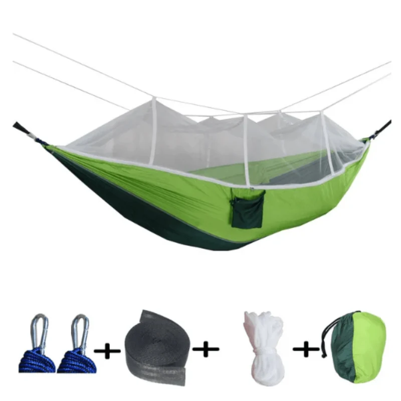 Hamac avec Moustiquaire de Camping Ultra-Résistant