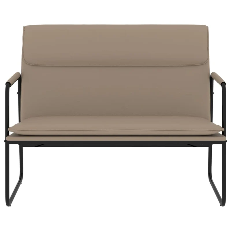 Banc banquette 100 x 64 x 80 cm synthétique cappuccino 02_0010565