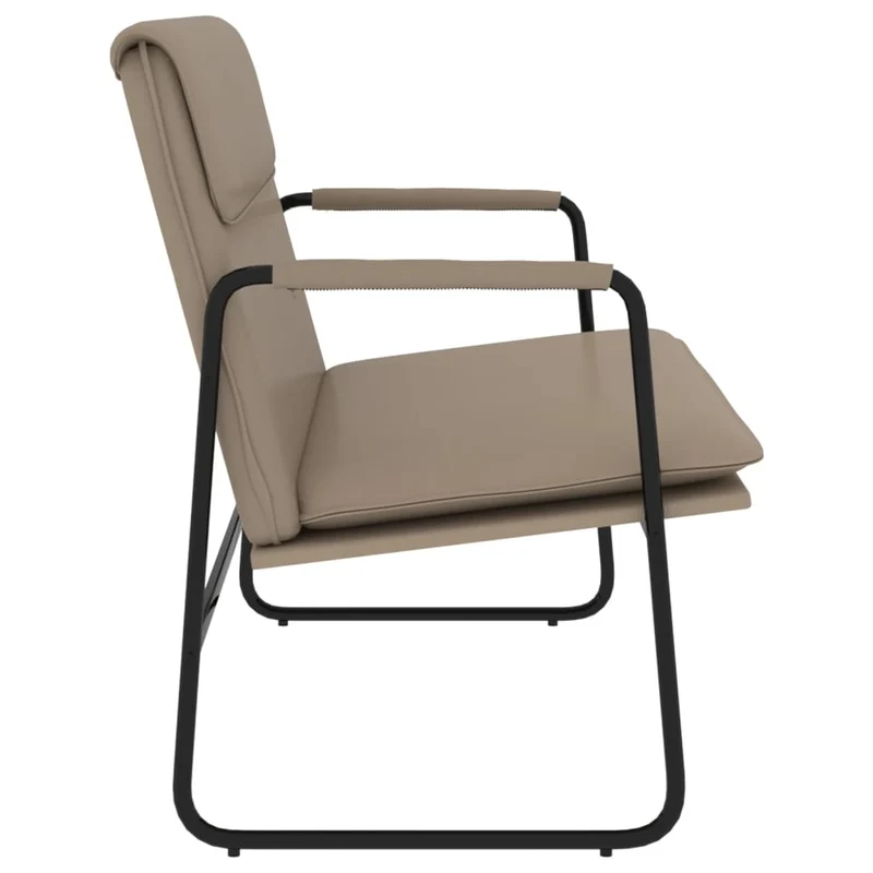 Banc banquette 100 x 64 x 80 cm synthétique cappuccino 02_0010565