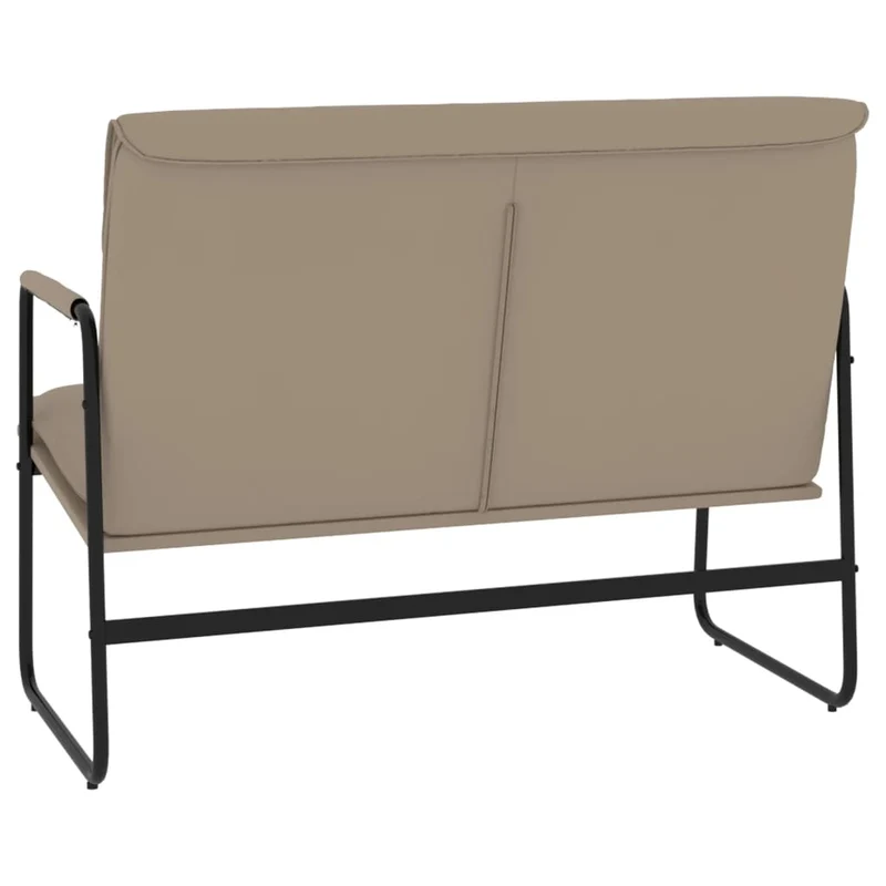 Banc banquette 100 x 64 x 80 cm synthétique cappuccino 02_0010565