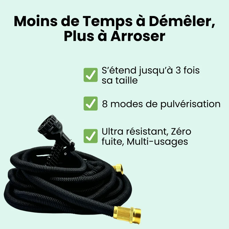 Tuyau d'Arrosage Extensible Premium