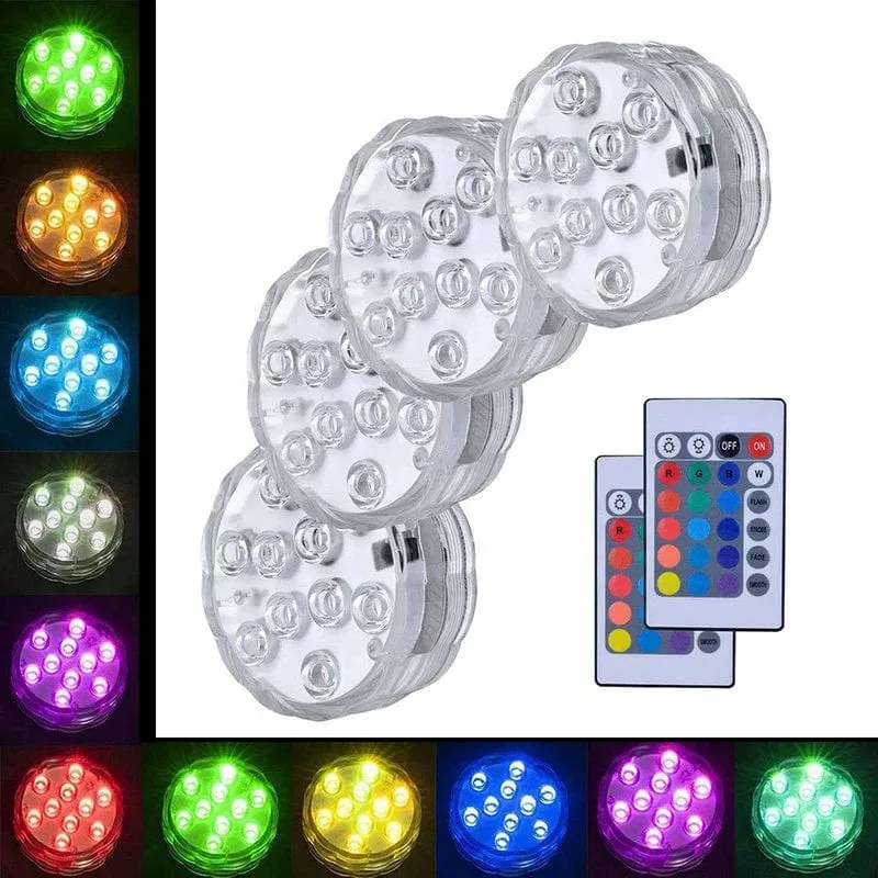 Lumières de Piscine Submersibles LED Multicolores
