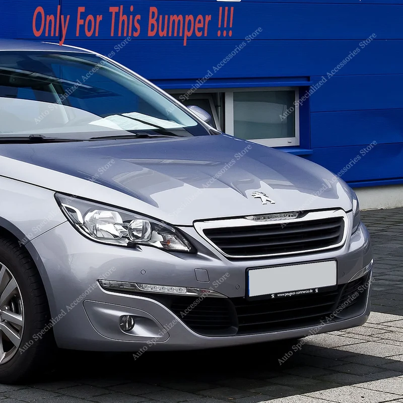 Lame Avant Peugeot 308 II T9 2014-2021 Noir Brillant