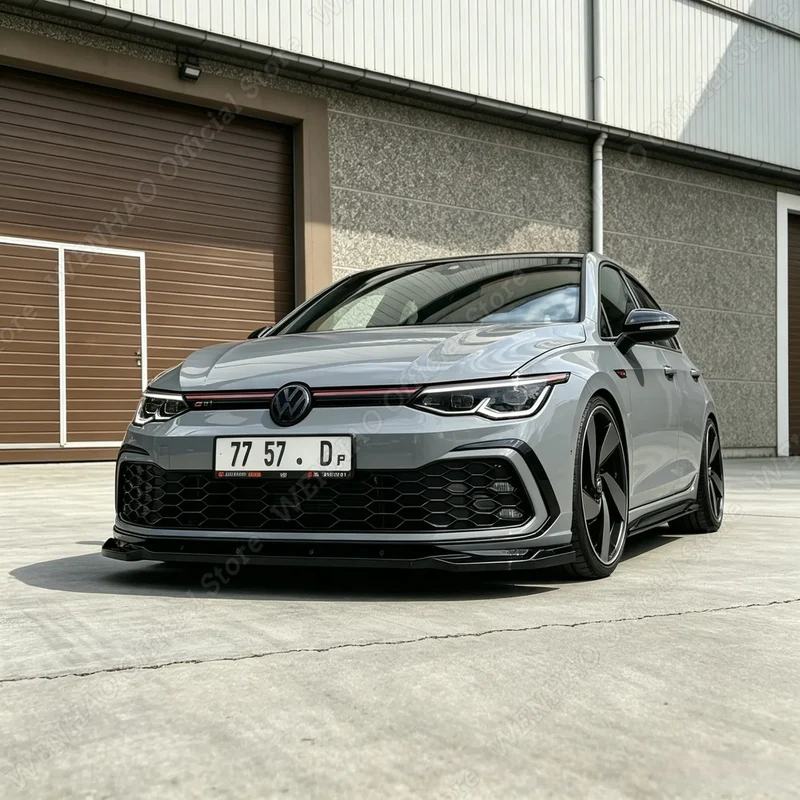 Lame Avant Volkswagen Golf 8 GTI R-Line 2020-2024 Kit 3 Pièces