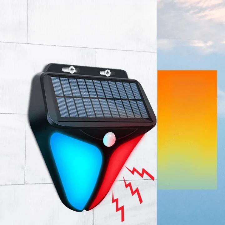 Alarme Solaire avec Détecteur de Mouvement Sécurisée