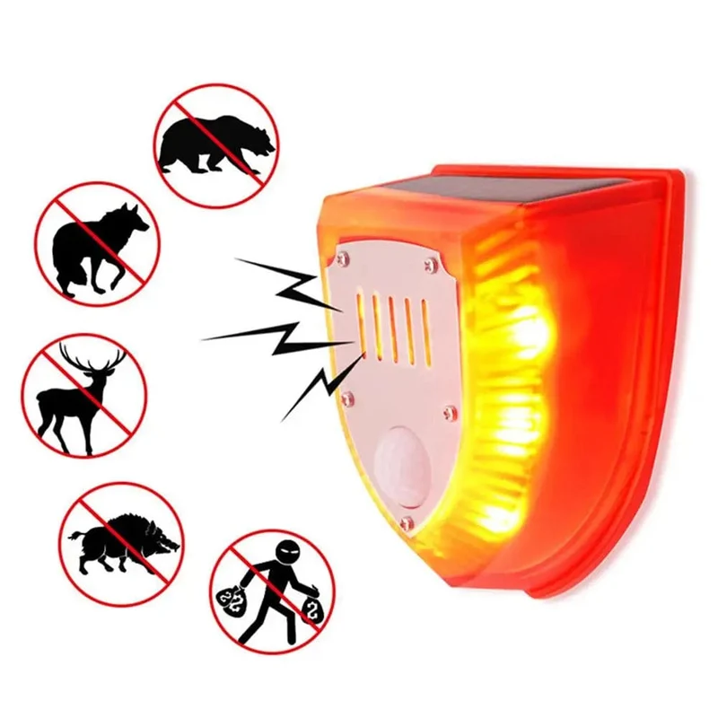 Répulsif Solaire pour Animaux Ultra-Efficace avec Détecteur de Mouvement