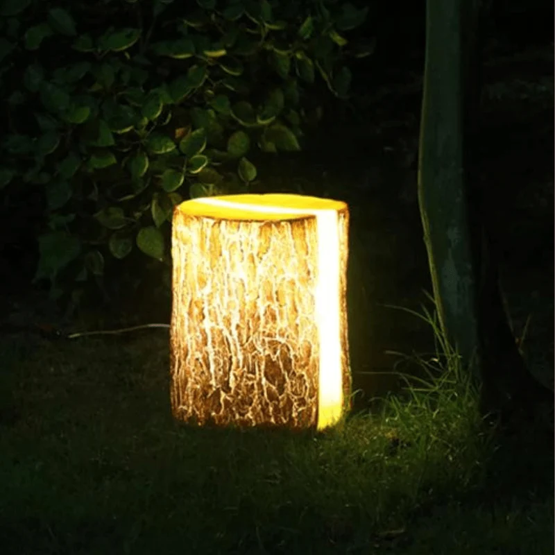 Lampe LED Élégance Souche d'Arbre