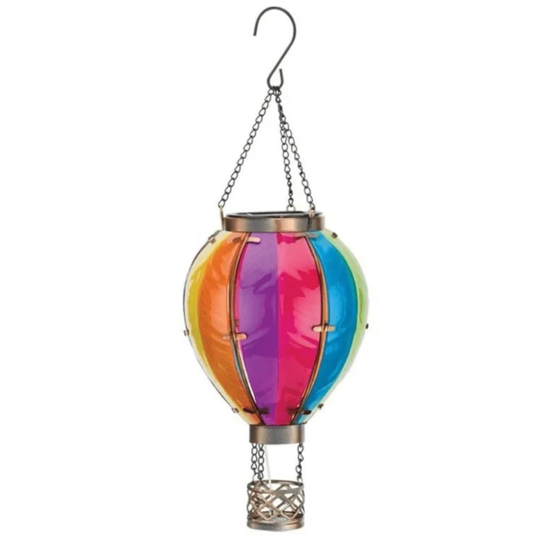 Lanterne Solaire Extérieur Féerique Ballon à Air Chaud