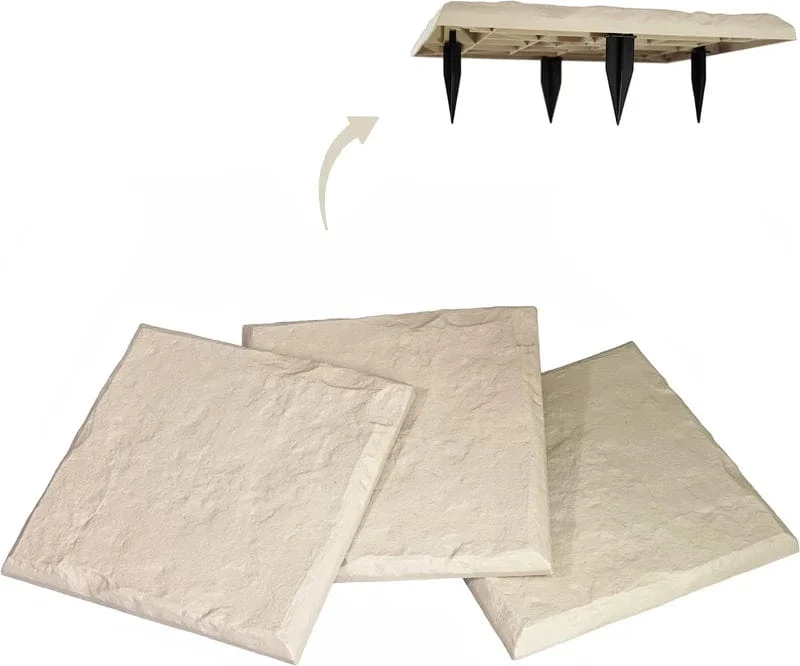 Pierres de Marche Carrées Prestige pour Jardin
