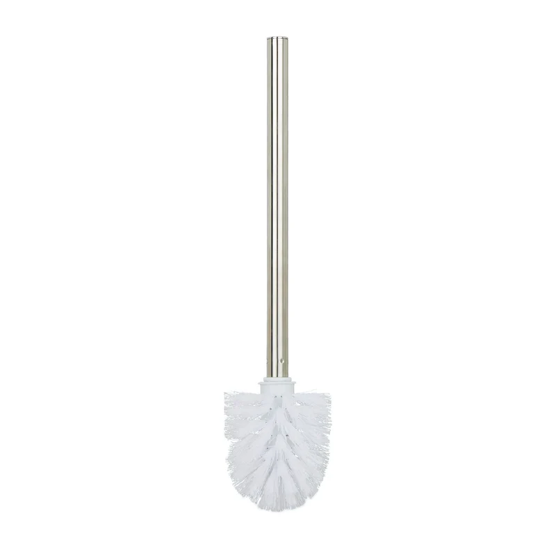 Serviteur WC pratique porte-brosse et porte-rouleau 65,5 x 29 x 11 cm en acier inoxydable gris 13_0017362