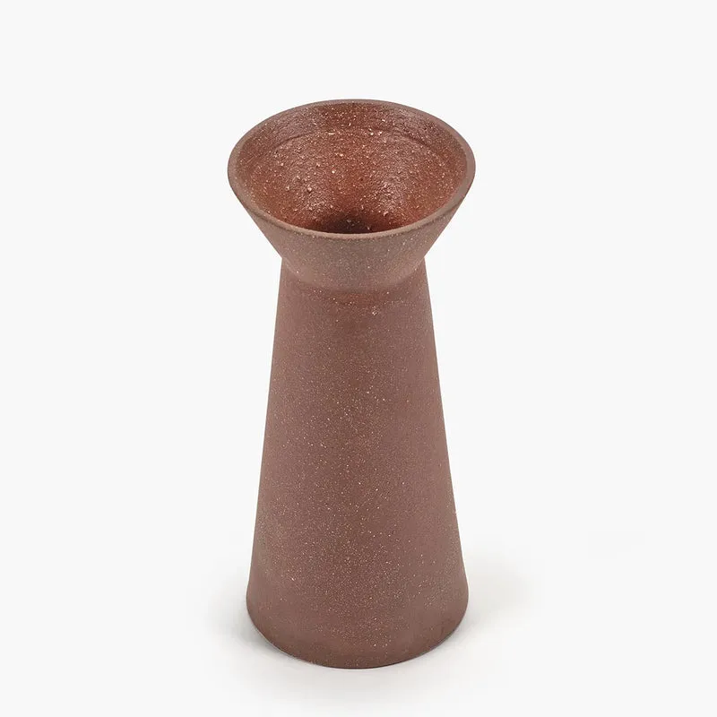 VASE BROWN HAUT