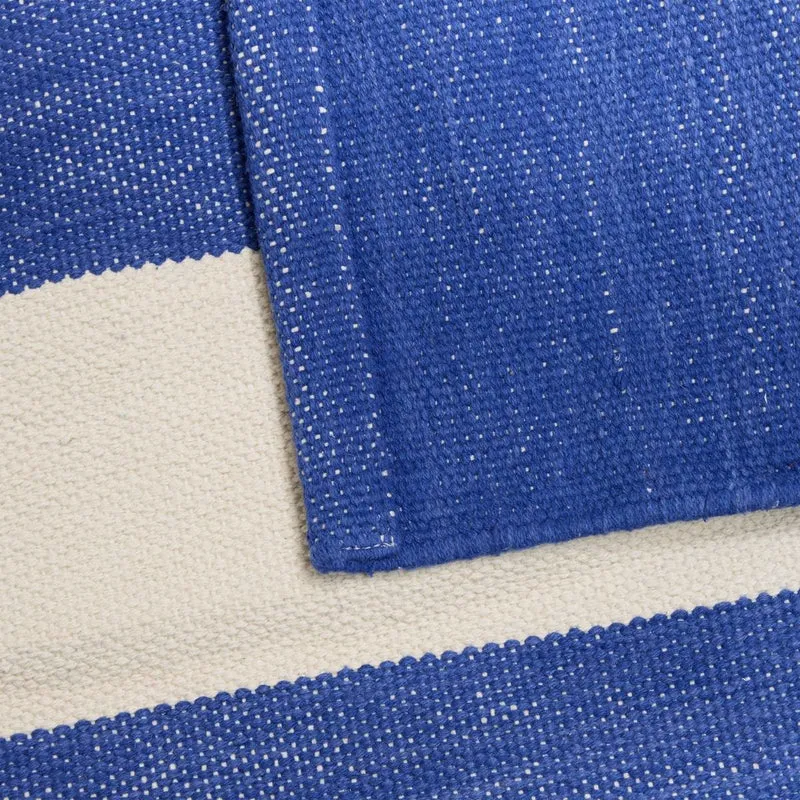 TAPIS BLEU & BLANC
