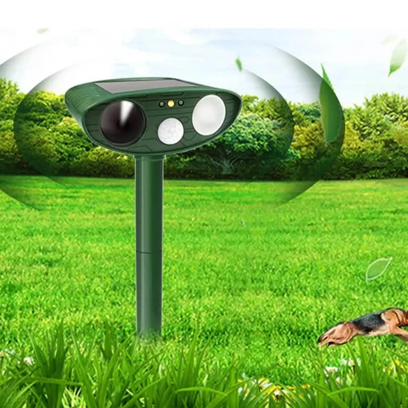 Répulsif d'Animaux Solaire à Ultrasons Innovant
