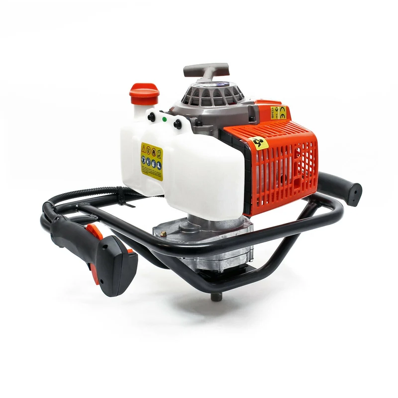 Tarière thermique 3 cv essence 2,2 k watts foreuse à moteur sol matériaux bois forage 16_0001561