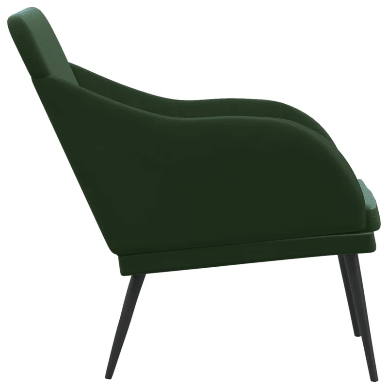 Banc banquette vert foncé 110 x 76 x 80 cm velours 02_0010639