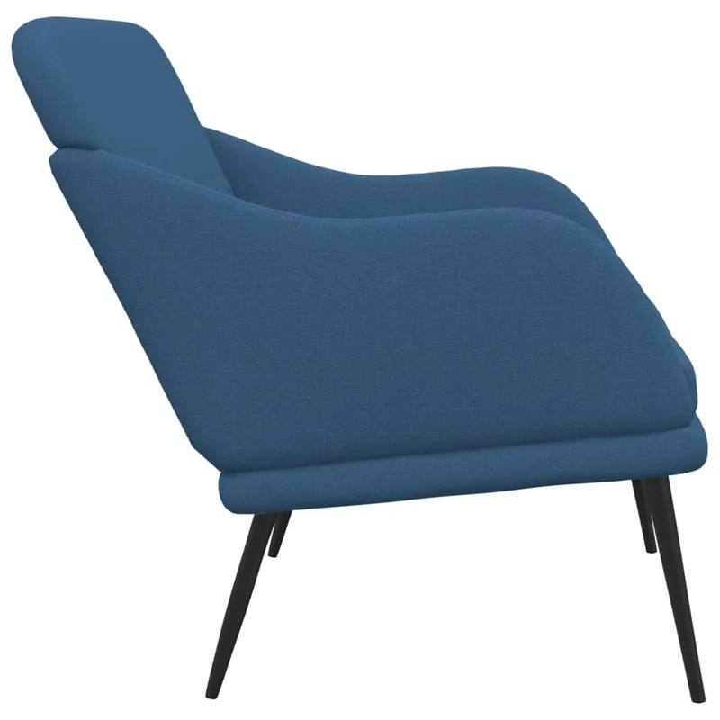 Banc banquette 110 x 76 x 80 cm tissu bleu 02_0010506