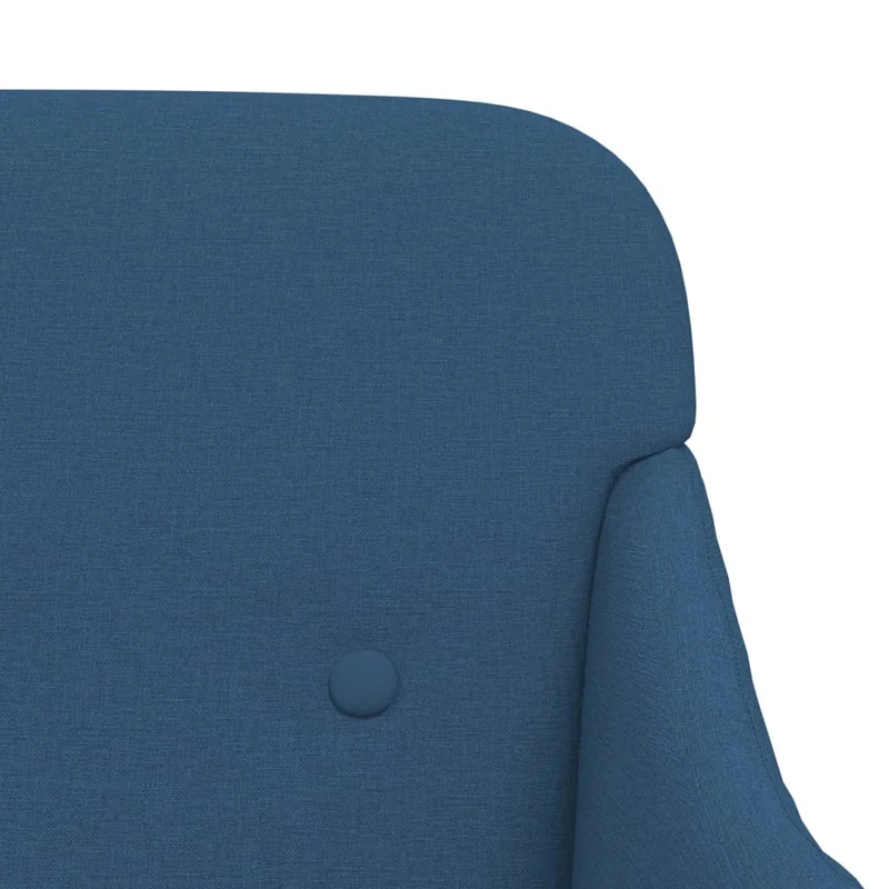 Banc banquette 110 x 76 x 80 cm tissu bleu 02_0010506