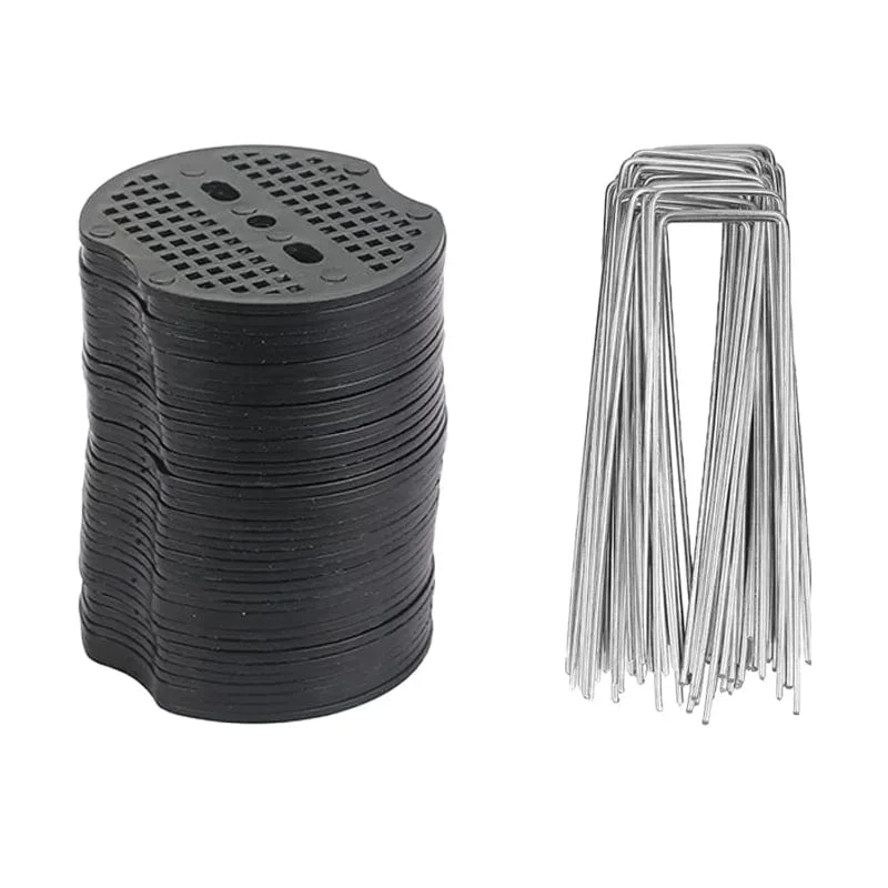 Piquet de Paillage de Jardin Métallique Robuste (30 Pièces + 10 Offertes)