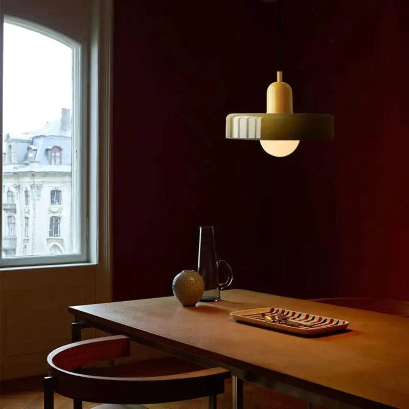 Suspension Luminaire Vintage en Verre Élégante