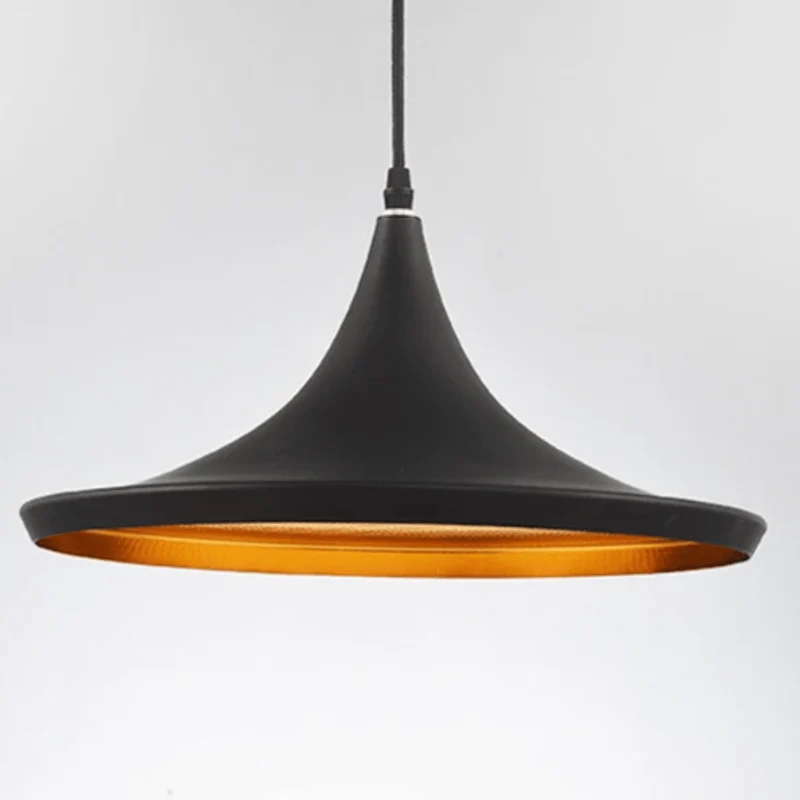 Suspension Luminaire Noire Industrielle à LED