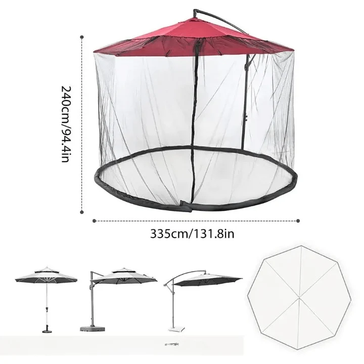 Moustiquaire Parasol Réglable Protectrice