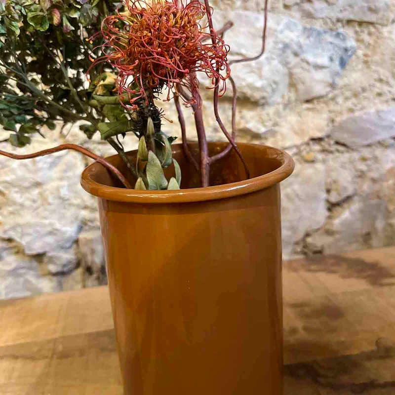 VASE EN ÉMAIL