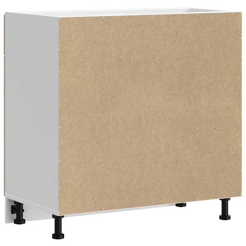 Armoire de cuisine Lucca bois ingénierie 80 x 46 x 81,5 cm grand espace de rangement moderne en bois chêne sonoma 02_0050095