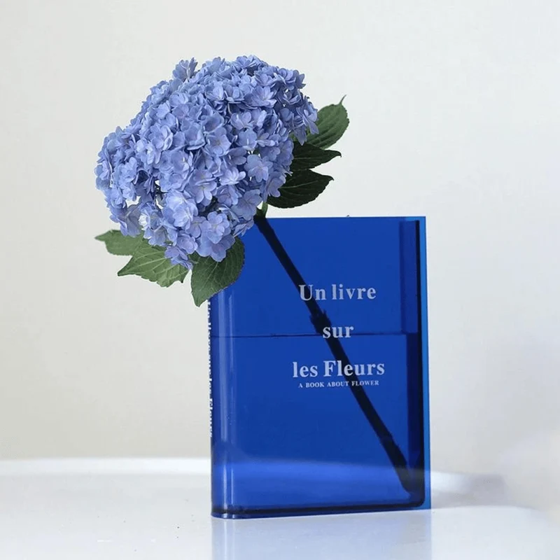 Vase Artistique Livre Transparent