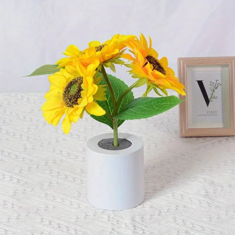 Veilleuse Tournesol Esthétique Rayonnante